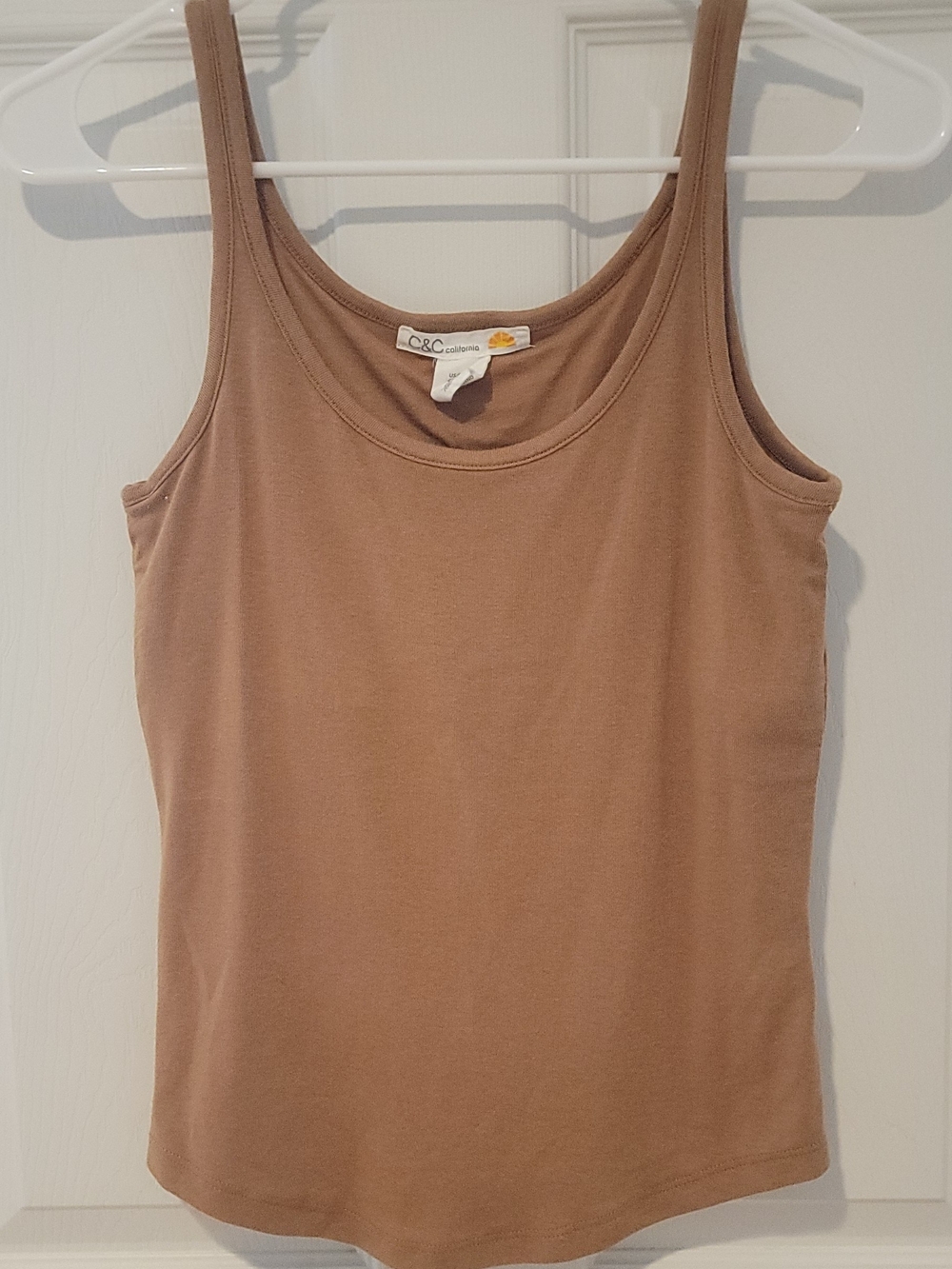 C&C California Women's Size Sm Camel Tank Top